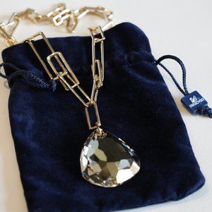 Swarovski necklace with large crystal